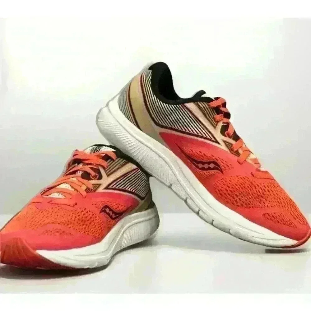 Saucony Kinvara Women's Size 8.5 Sneaker Running Shoe Orange Black - Picture 2 of 10